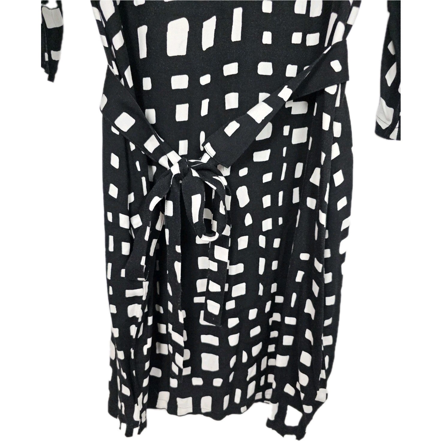 EK9171 Damen Kleid von Quiosque, Schwarz/Weiß, Gr. 422