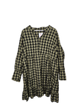 EK7105 Damen Kleid von Ulla Popken, Grün/Schwarz, Gr.54/560