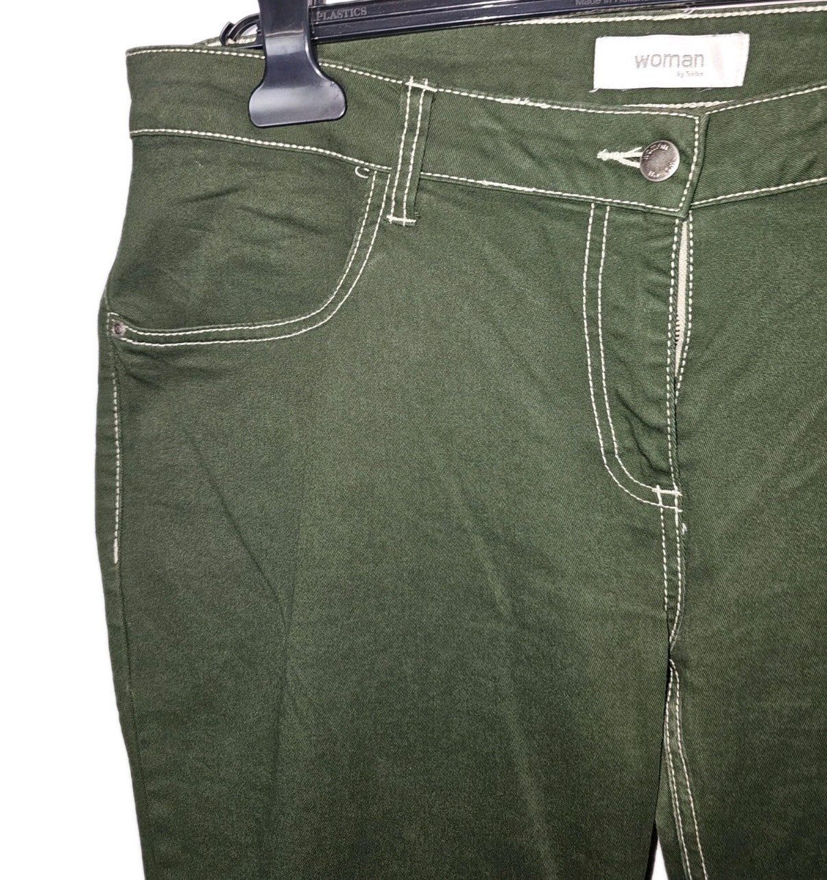 EK11165 Damen Hose von Tchibo, grün, Gr.461