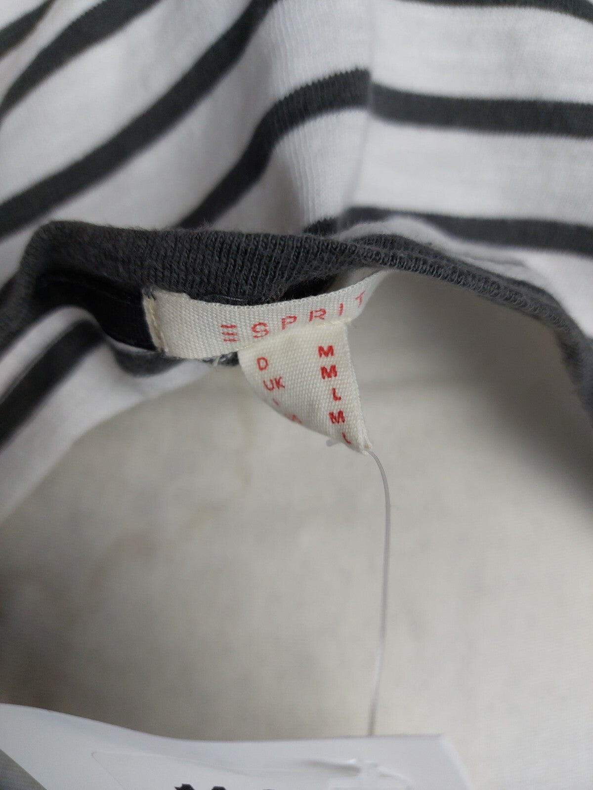 EK5014 Damen Shirt von Esprit, weiß/grau gestreift, Gr. M5
