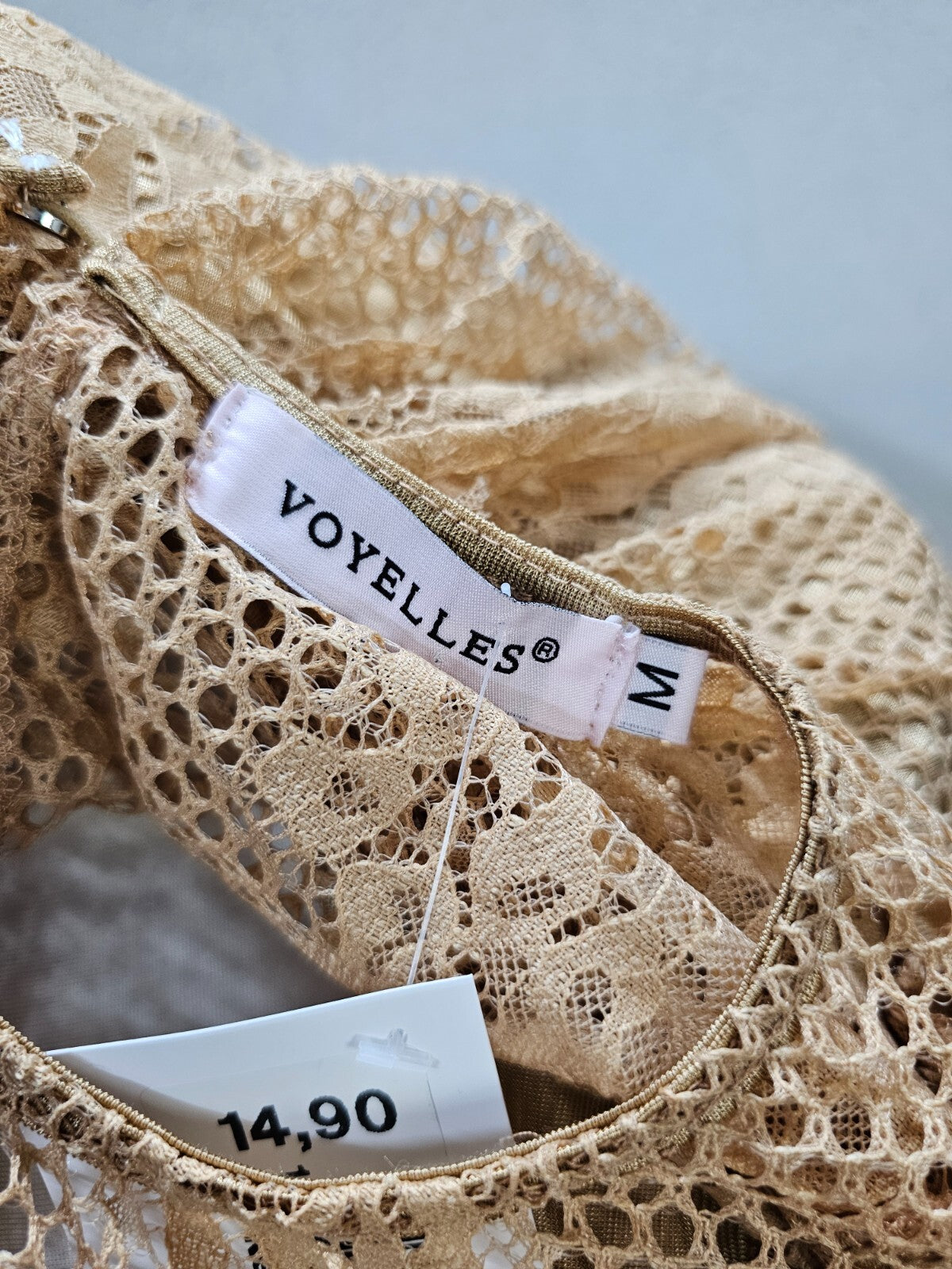 EK6199 Damen Bluse von Voyelles, rosegold, Gr. M5