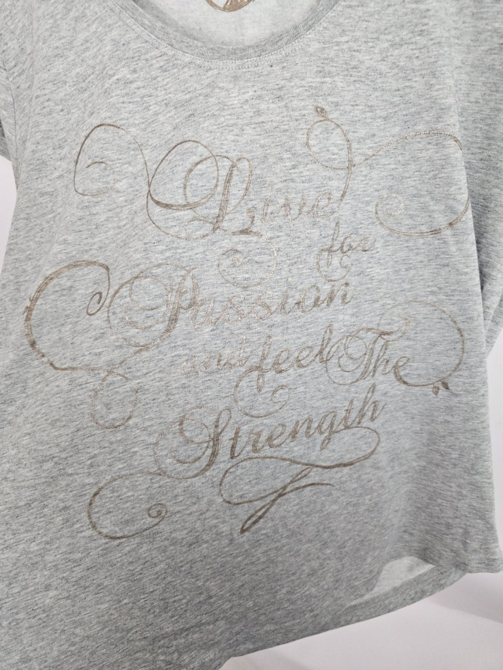 EK9665 Damen T-Shirt von Crivit, grau, Gr.L1