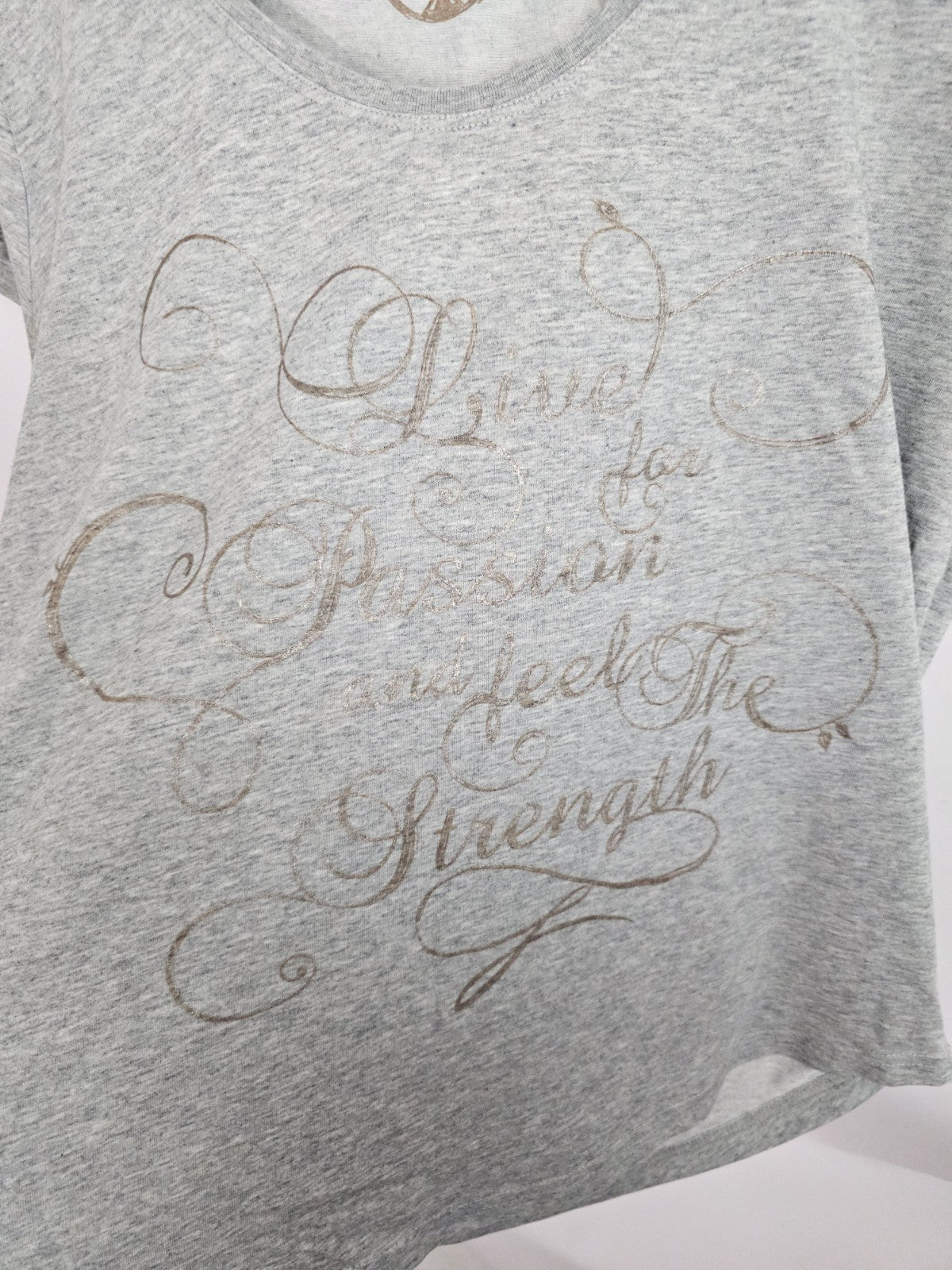 EK9665 Damen T-Shirt von Crivit, grau, Gr.L1