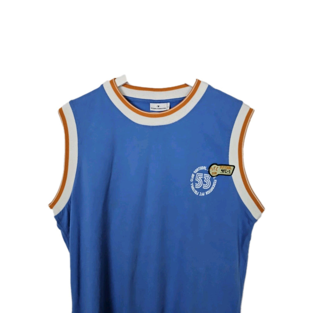 EK5385 Herren Trägershirt von Tom Tailor, Blau, Gr. XL1