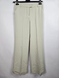 EK5431 Damen Anzughose von Style, elfenbein, gestreift, Gr.34 Schlaghose0