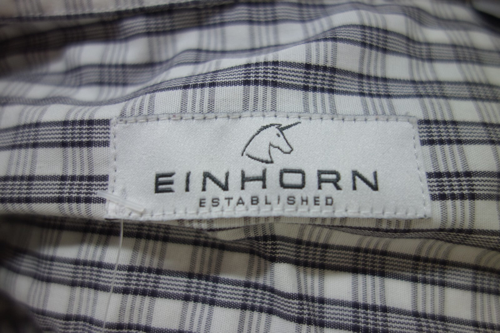 EK4138 Herren Hemd von Einhorn, schwarz-weiß, Gr.404