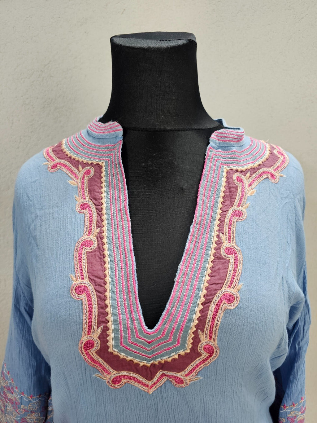 EK6074 Damen Bluse von Satsu, blau, Gr. L1