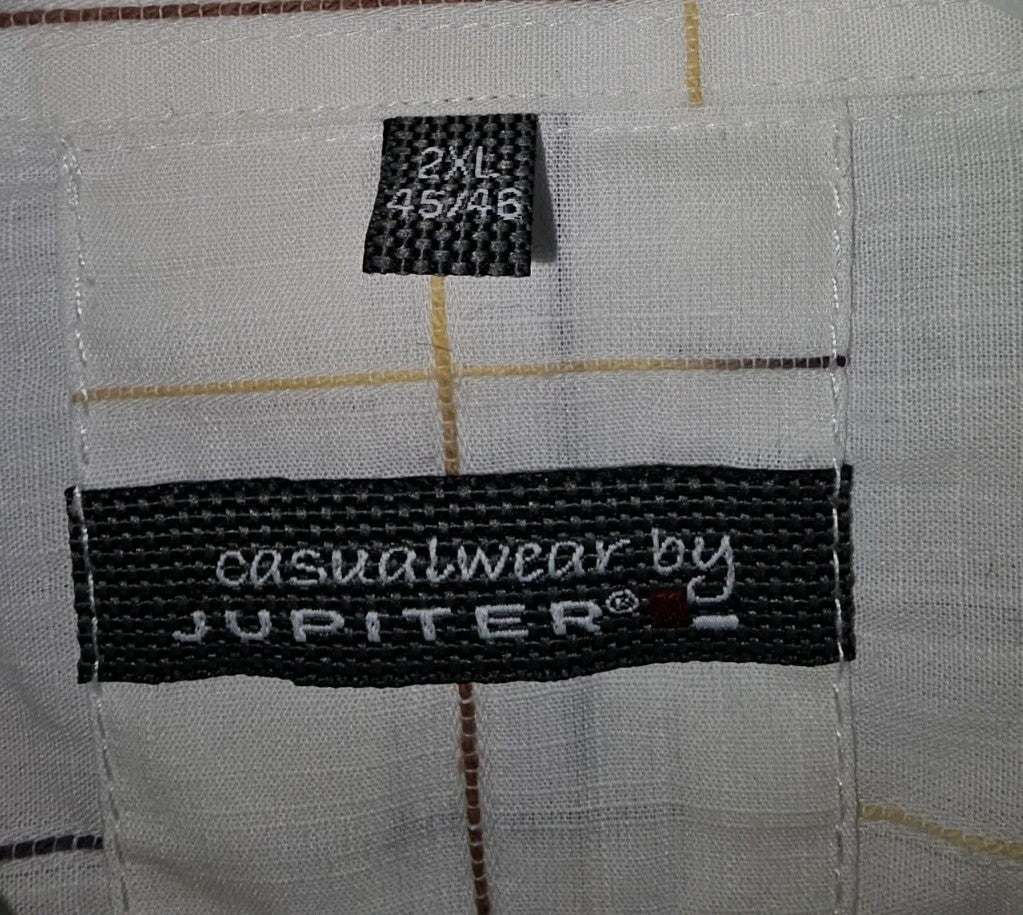 EK10947 Herren Hemd von Jupiter, weiß, Gr.2XL2