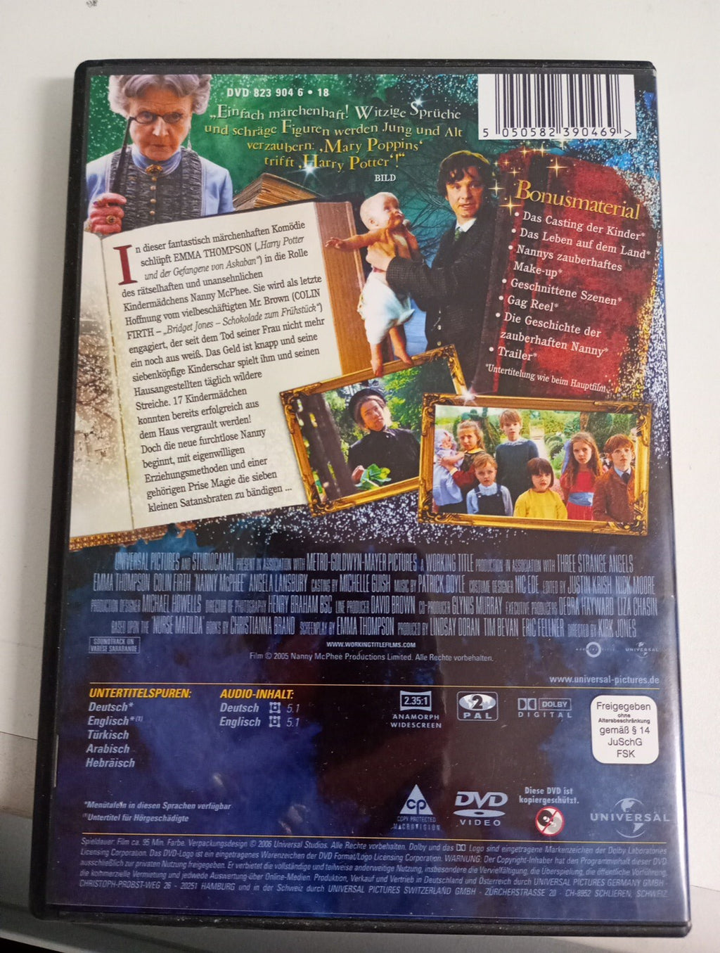 EC11 Eine zauberhafte Nanny (2006, DVD) Emma Thompson Colin Firth1