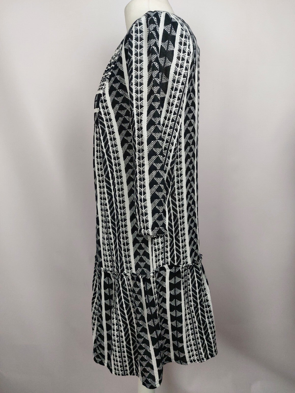 EK4788 Damen Kleid von Street One, schwarz/weiß, Gr. 342