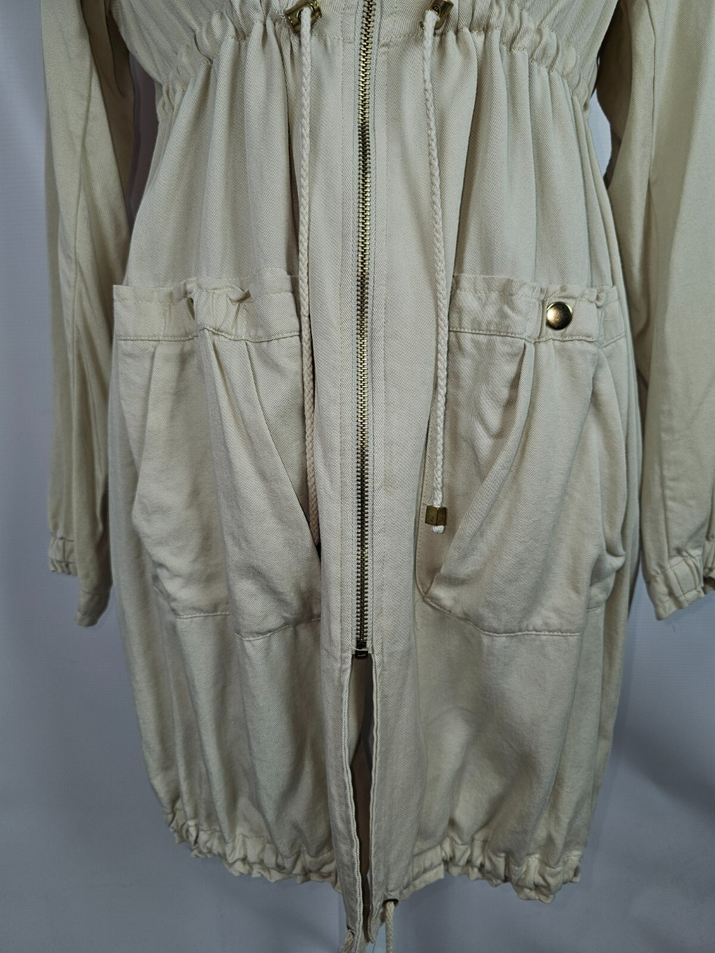 EK3016 Damen Strickjacke von H&M, beige, Gr.442