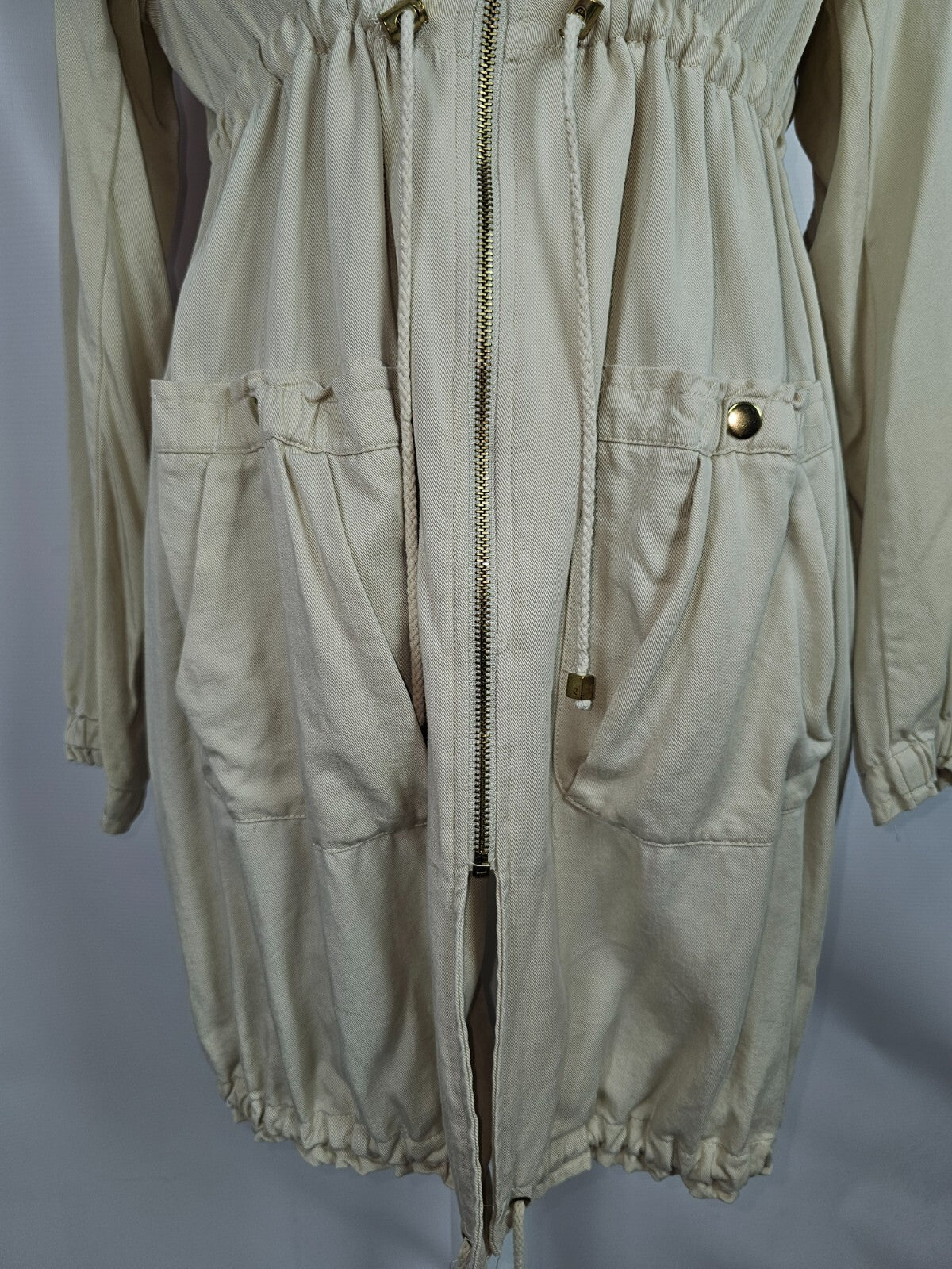 EK3016 Damen Strickjacke von H&M, beige, Gr.442