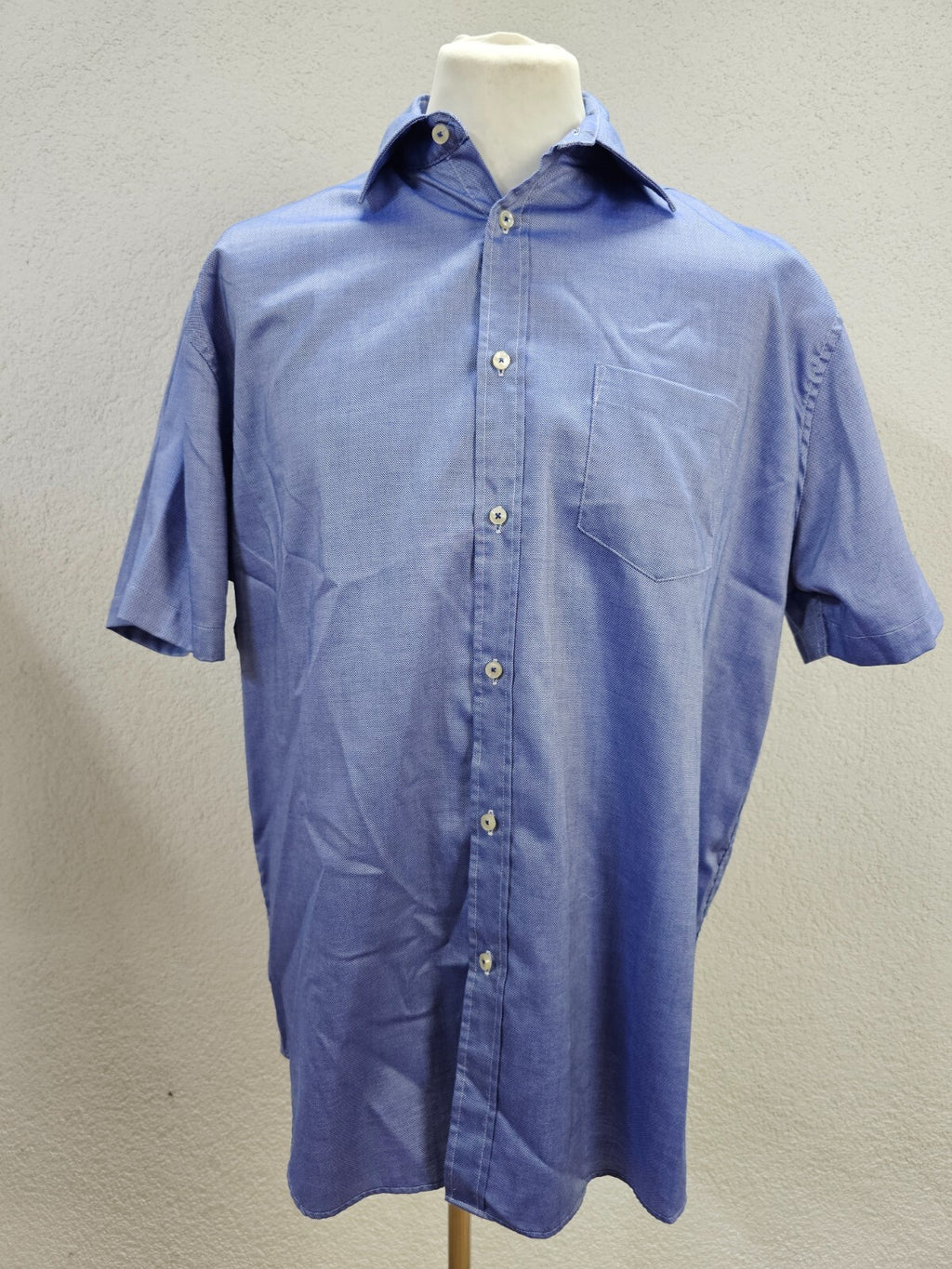 EK5842 Herren Hemd von Yves Gerad, blau/weiß, gr. 430