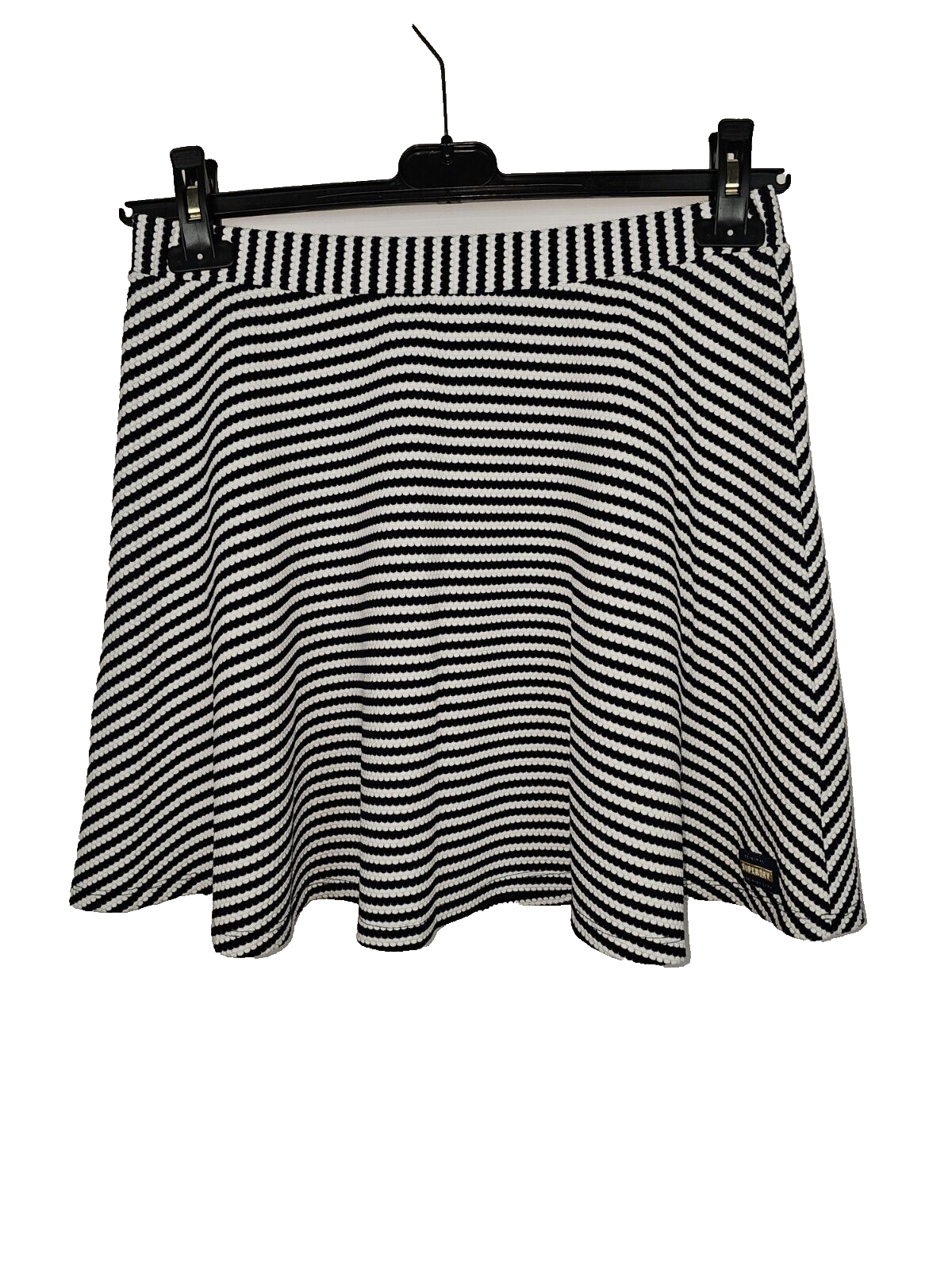 EK6865 Damen Rock von Superdry, Schwarz/weiß, Gr.M0