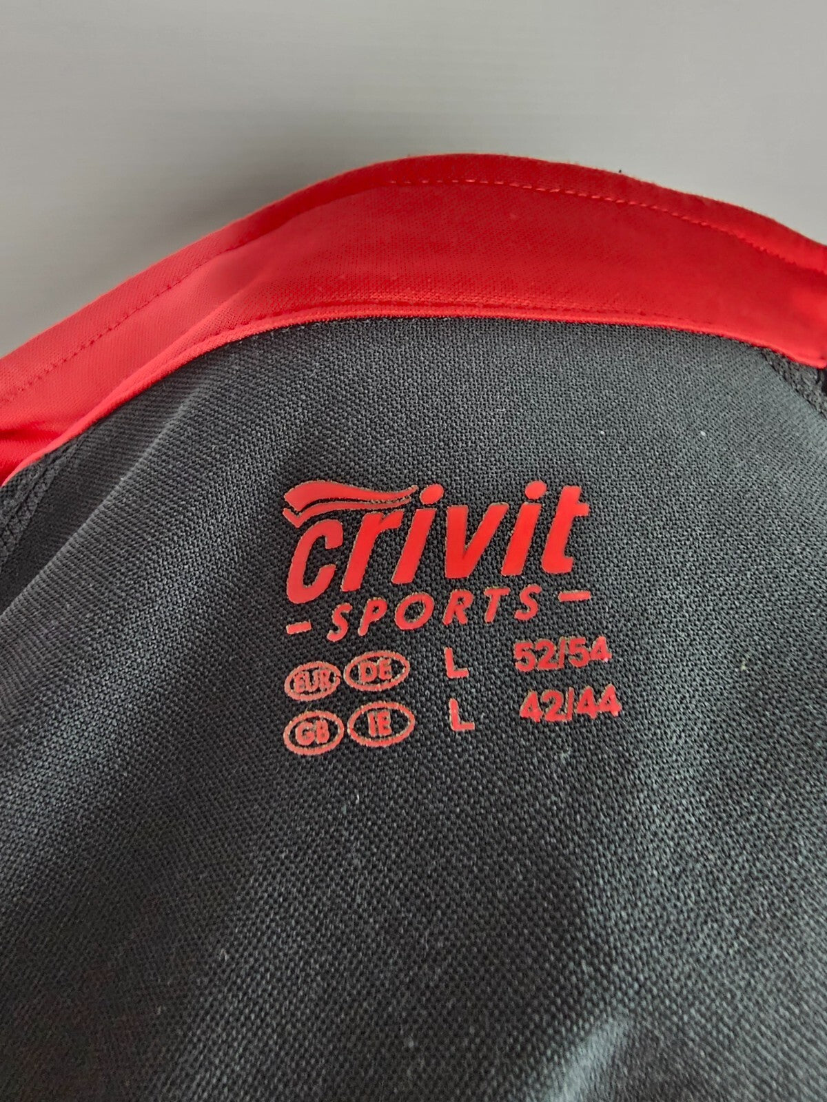 EK5424 Herren Radsport Shirt von Crivit, rot, Gr.L7