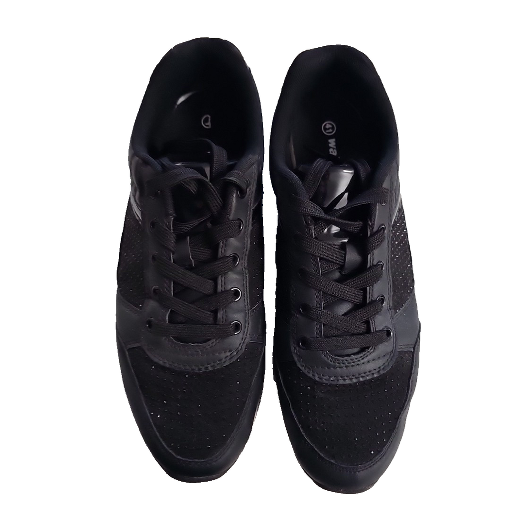 ES0747 Damen Sneaker von Walkx, schwarz, Gr.411