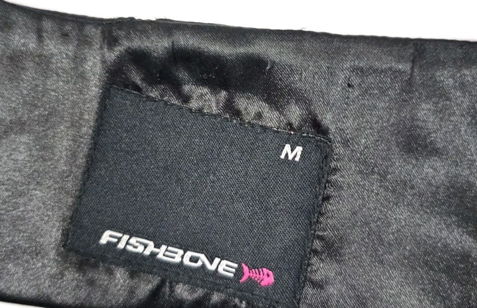 EK10900 Damen Weste von Fishbone, Schwarz-Weiß, Gr. M1