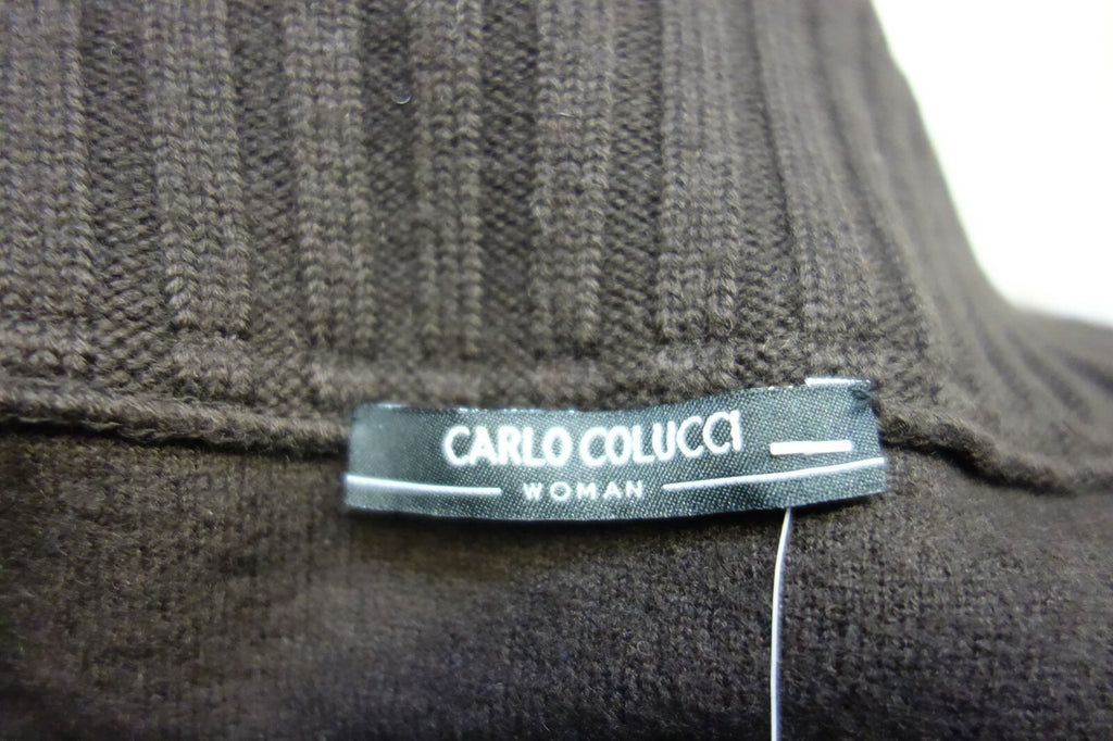 EK0757 Damen Strickjacke von Carlo Colucci, braun, 385