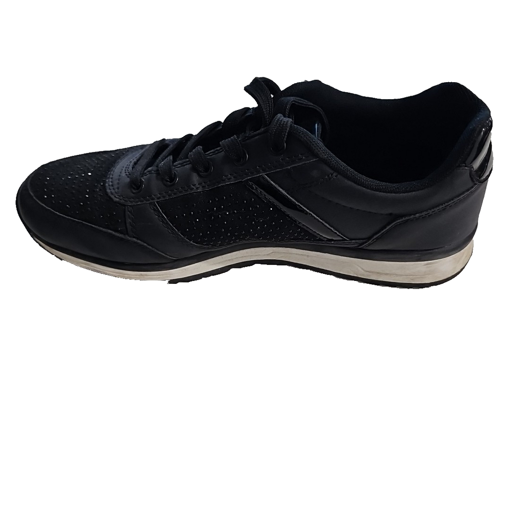 ES0747 Damen Sneaker von Walkx, schwarz, Gr.413