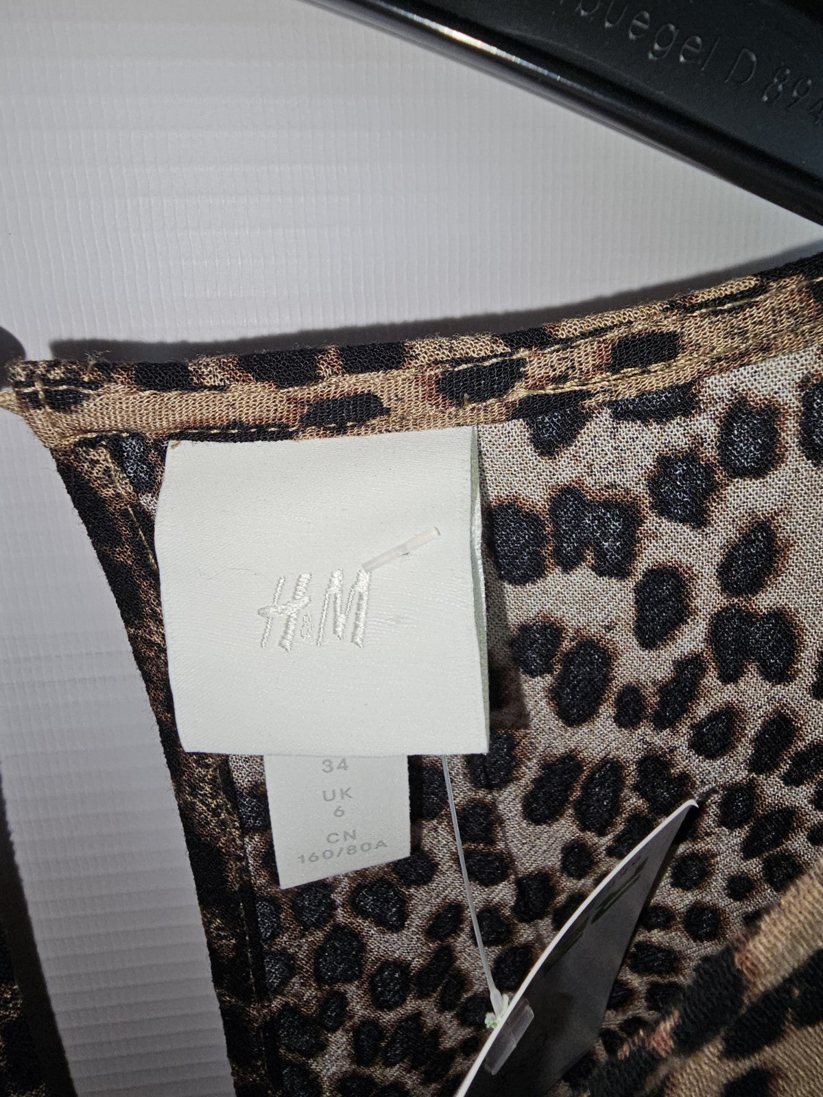 EK7860 Damen Kleid von H&M, Braun, Gr. 343