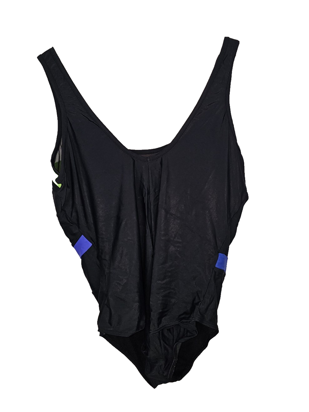 EK7108 Damen Badeanzug von Ulla Popken, Schwarz, Gr.603