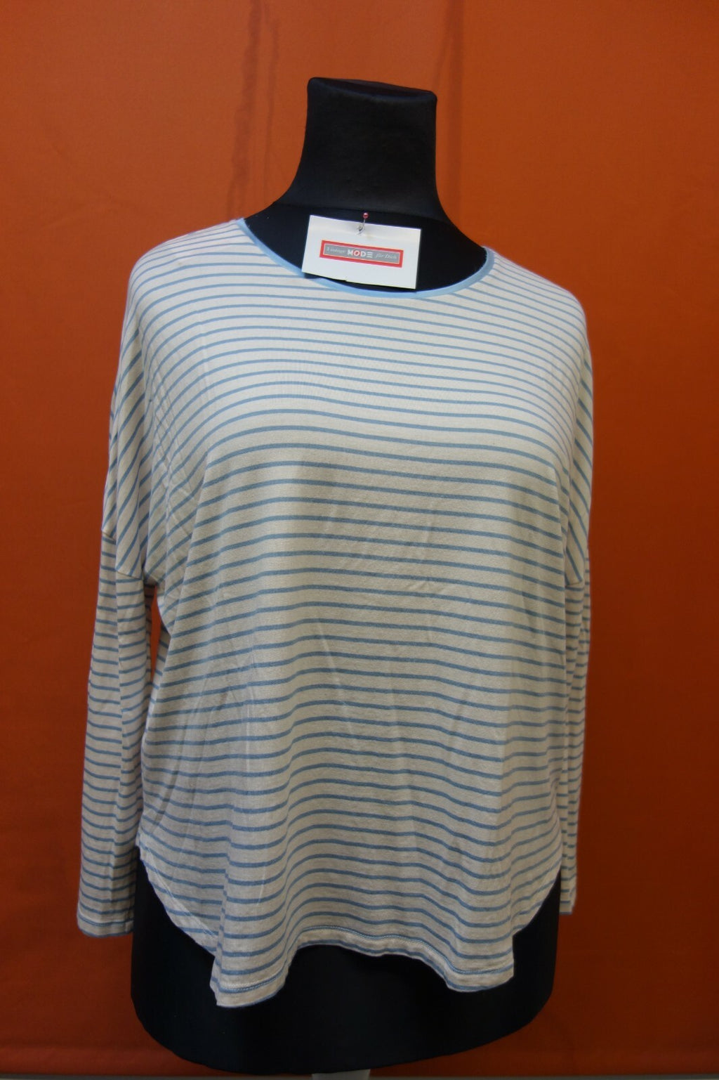 EK0594 Damen Langarmshirt von Tommy Hilfiger, gestreift, L0