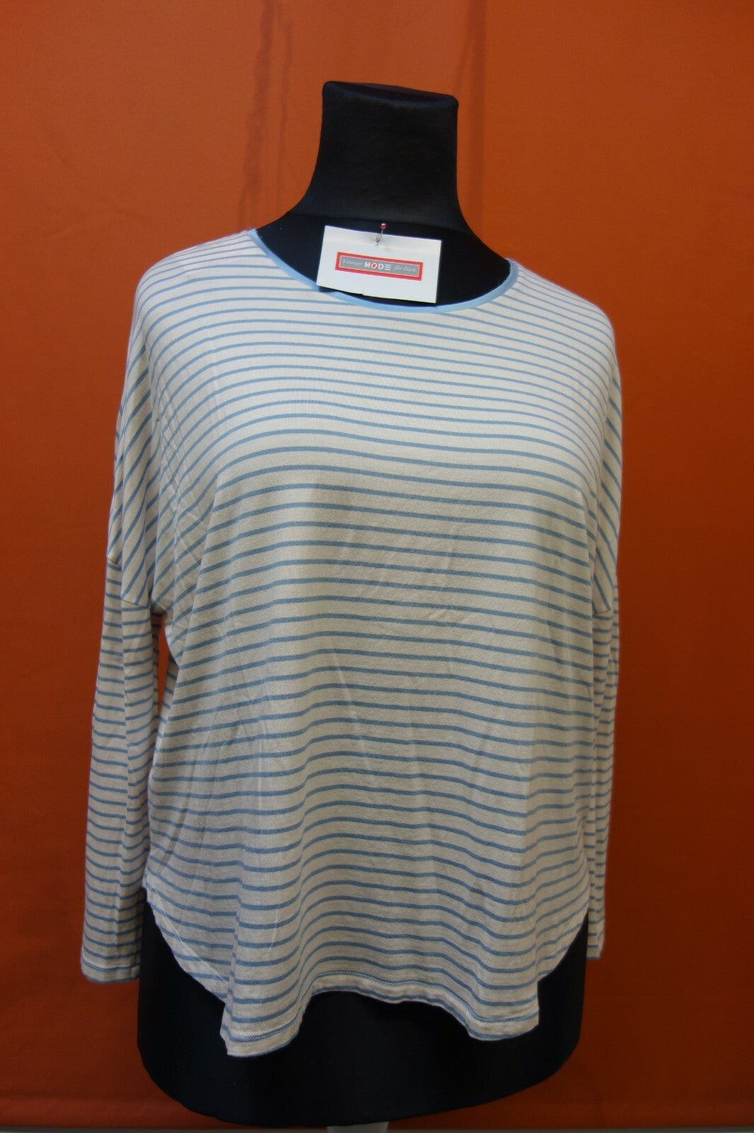 EK0594 Damen Langarmshirt von Tommy Hilfiger, gestreift, L0