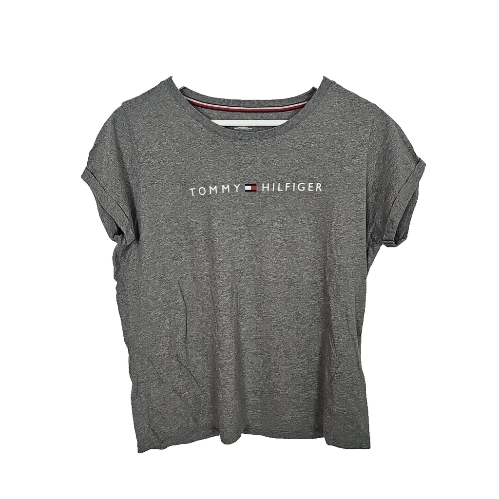 EK6674 Damen Tshirt von Tommy Hilfger, Grau, Gr.M0