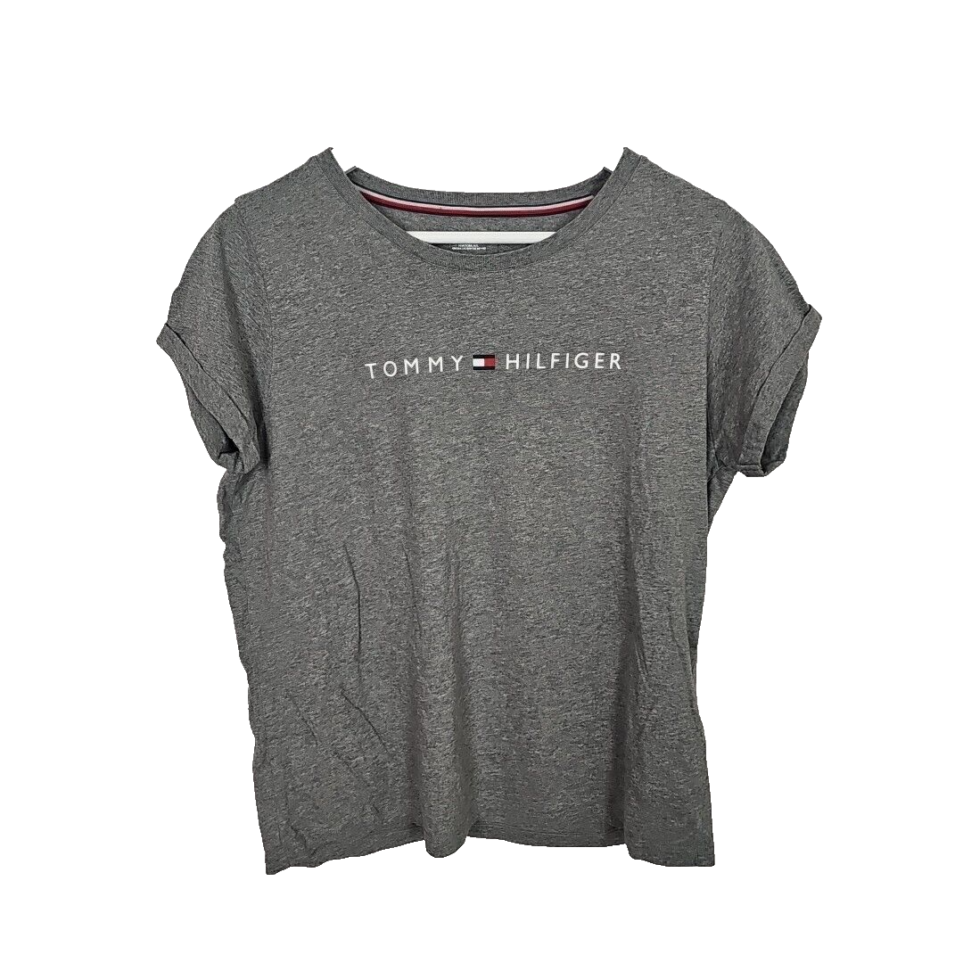 EK6674 Damen Tshirt von Tommy Hilfger, Grau, Gr.M0
