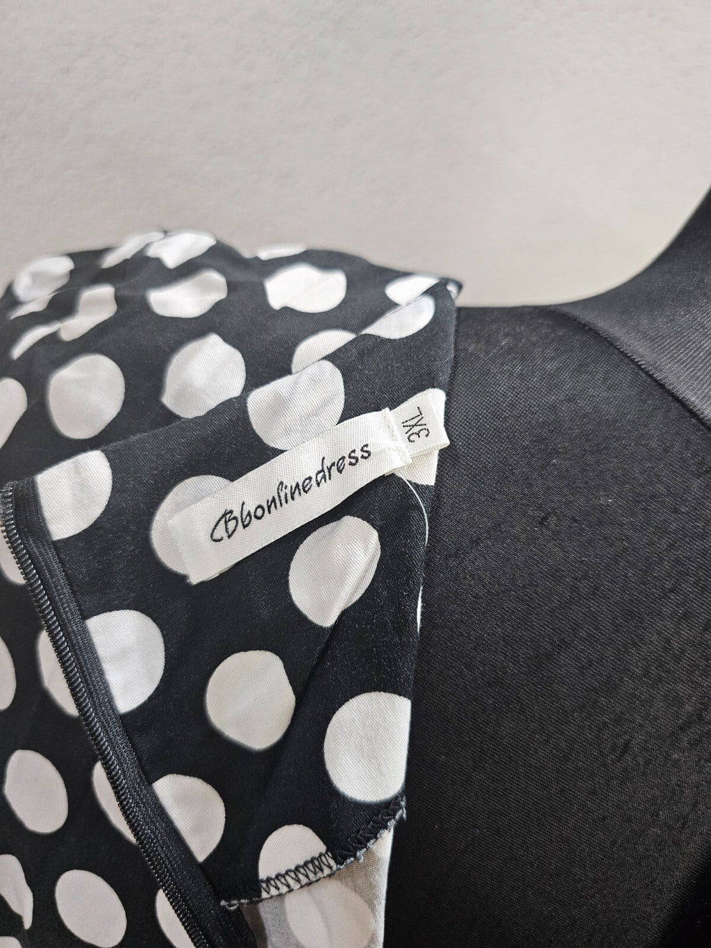 EK6251 Damen Kleid von Bbonlinedress, schwarz-weiß, Gr.3XL6