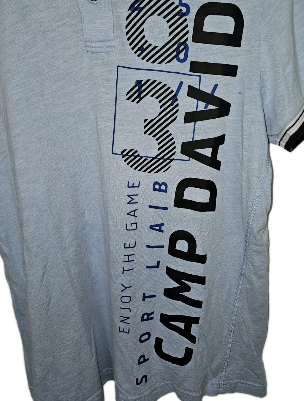 EK11225 Herren T-Shirt von Camp David, blau, Gr.L1