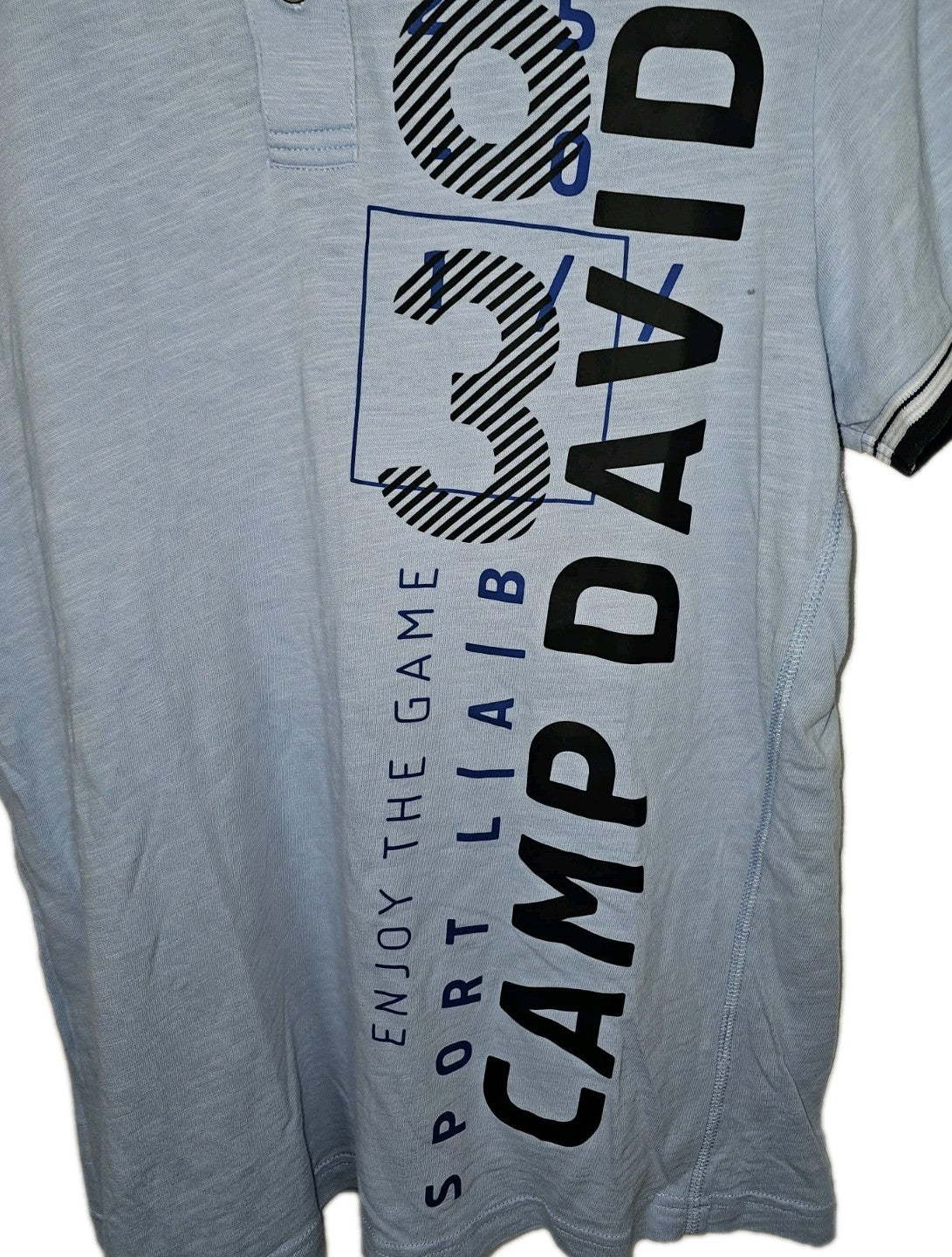 EK11225 Herren T-Shirt von Camp David, blau, Gr.L1
