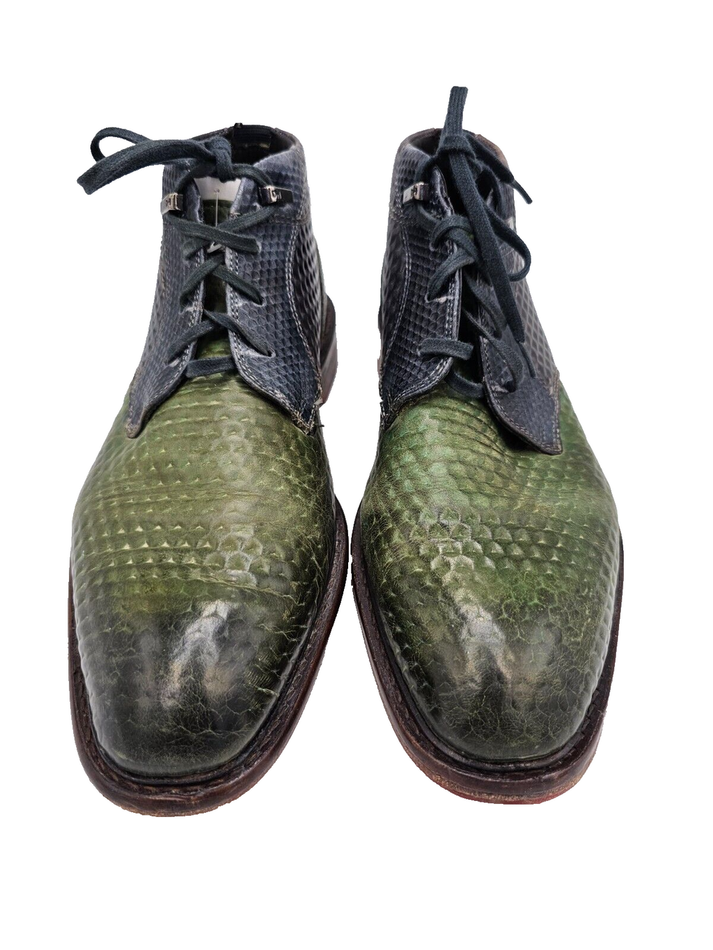 ES0254 Herren Schuhe von Daniel Hechter, blau/grün, Gr. 410