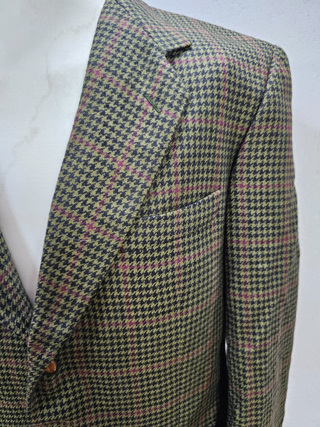 EK6026 Herren Sakko, dunkelgrün gemustert, Gr. 521