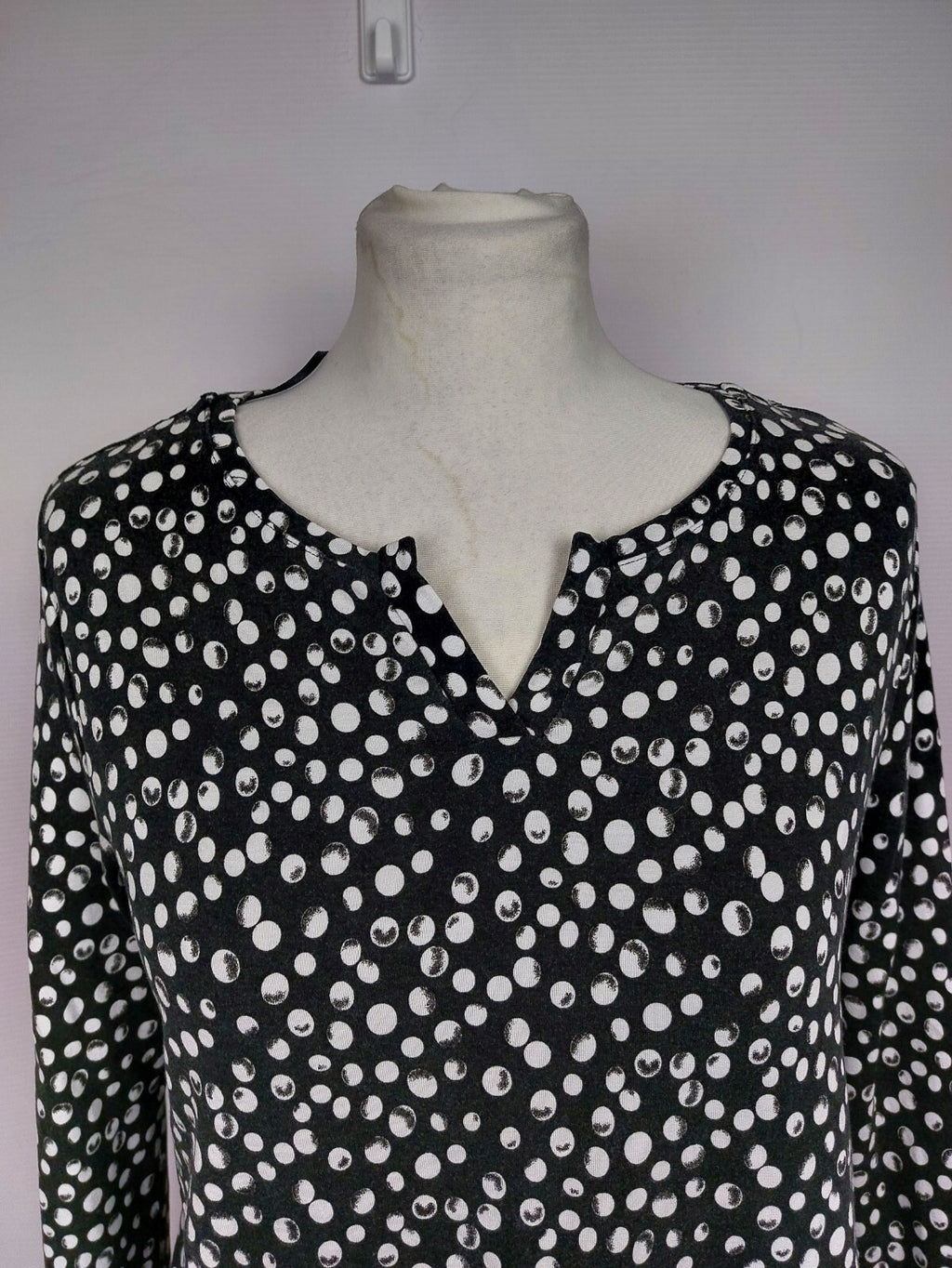 EK4810 Damen Shirt von Lisa Tossa, schwarz-weiß, Gr.M1