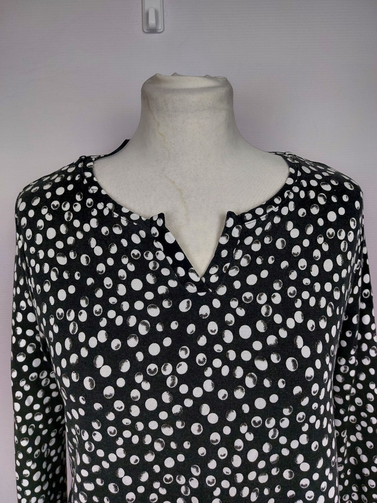 EK4810 Damen Shirt von Lisa Tossa, schwarz-weiß, Gr.M1