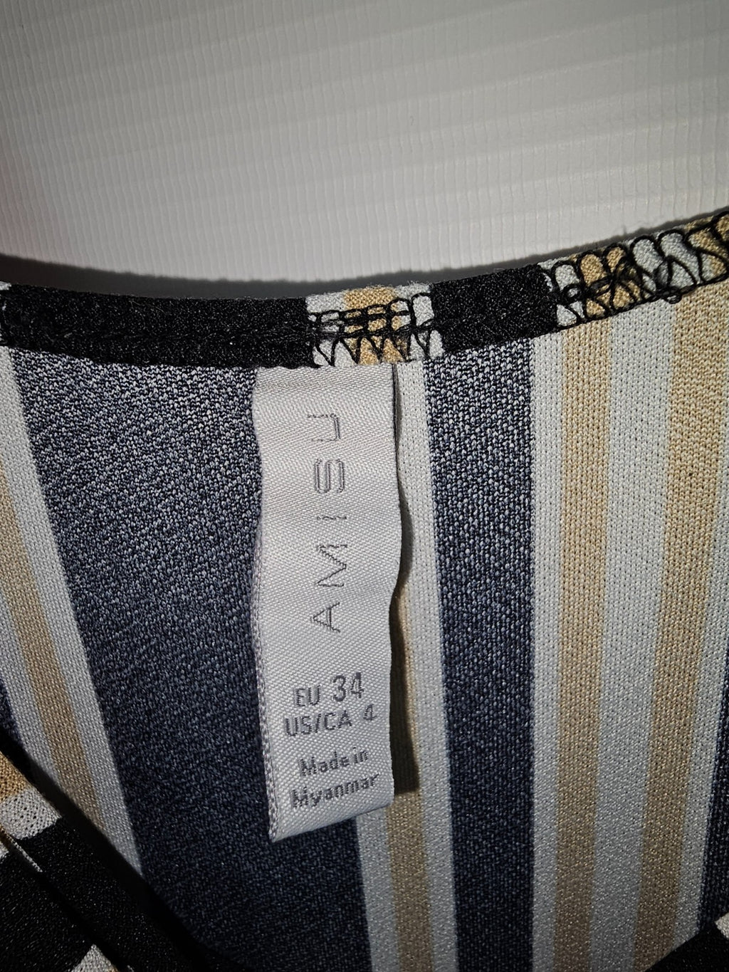 EK6526 Damen Jumpsuit von Amisu, braun-schwarz-weiß, Gr.345