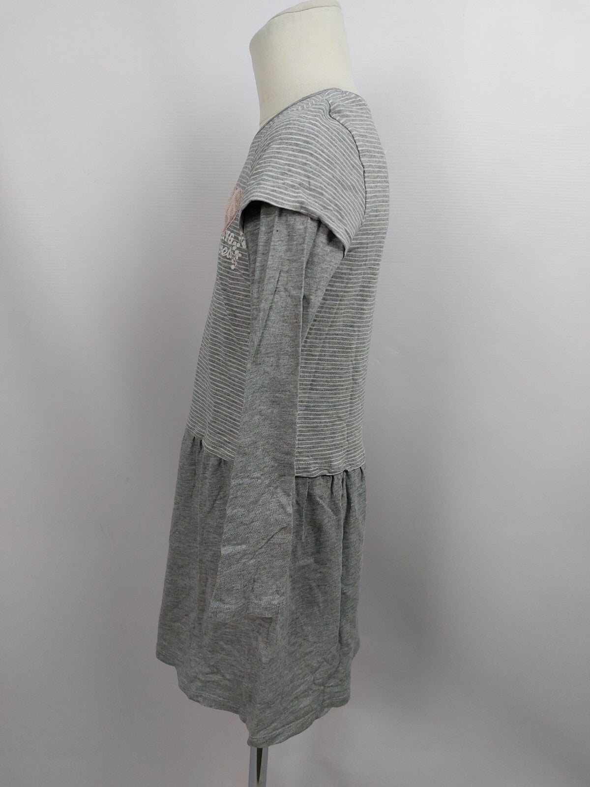 EK4524 Mädchen Kleid von s.Oliver, grau, Gr.1283