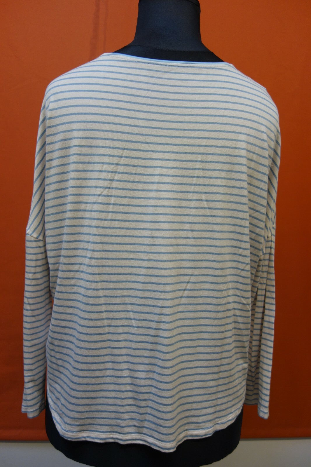 EK0594 Damen Langarmshirt von Tommy Hilfiger, gestreift, L3