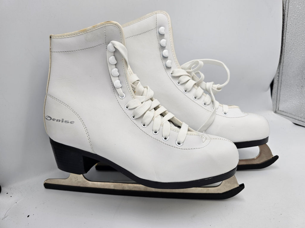 ES0286 Damen Schlittschuhe von Denise, weiß, Gr. 9 1/30