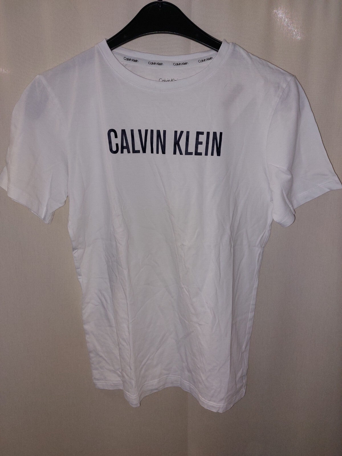 EK2580 Jungen T-Shirt von Calvin Klein, weiß, Gr.164/1760
