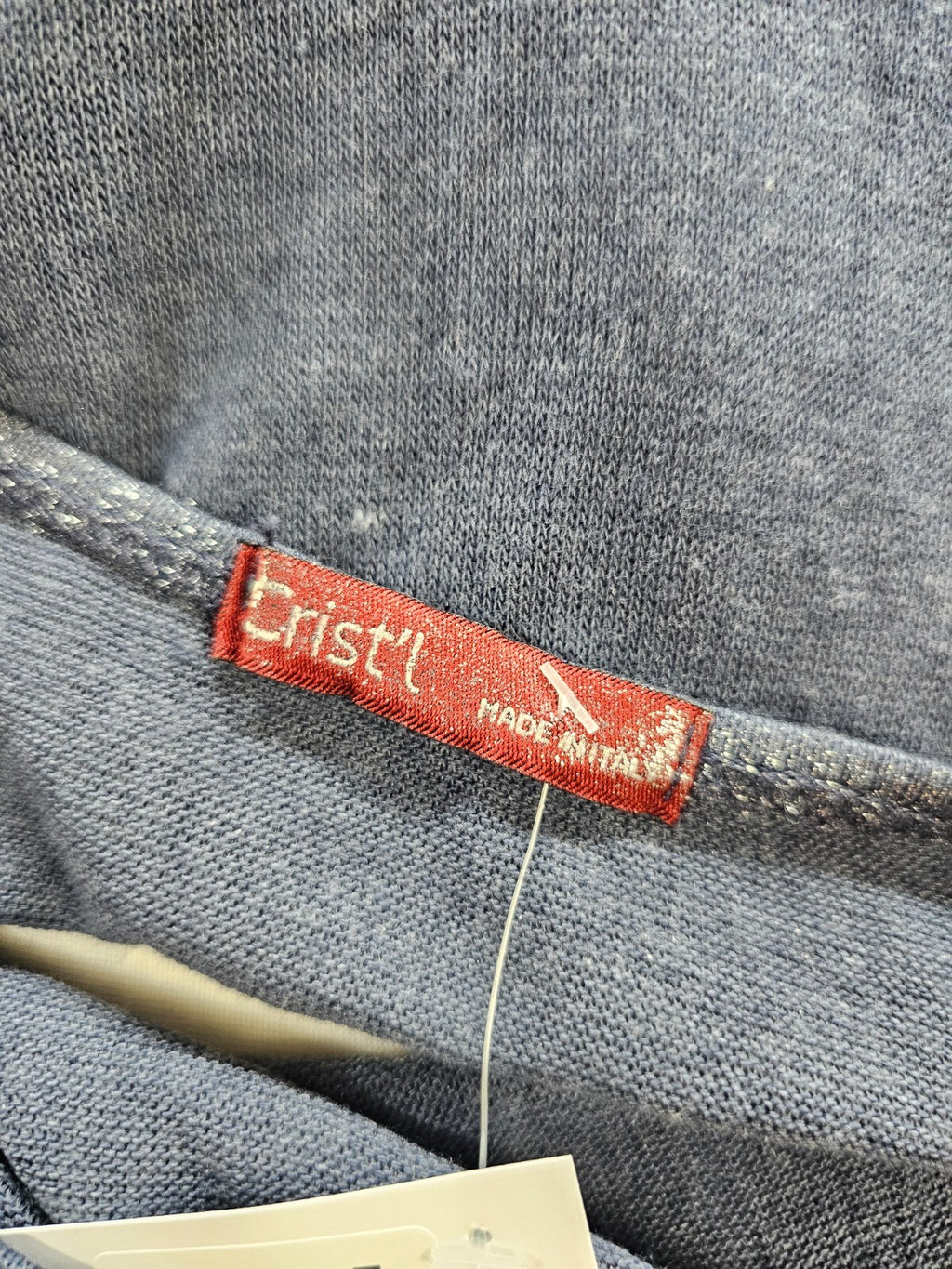 EK5821 Damen Langarmshirt von Crist´l, blau/silber, Gr. 405