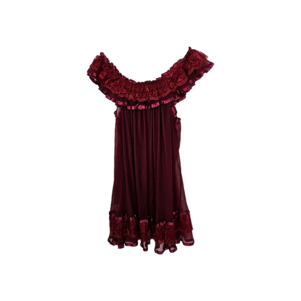 EK10026 Damen Kleid Gr.M Rot1