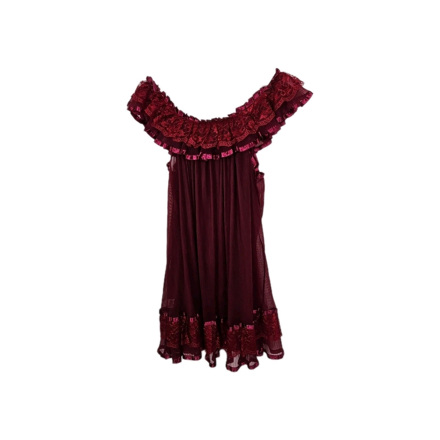 EK10026 Damen Kleid Gr.M Rot1