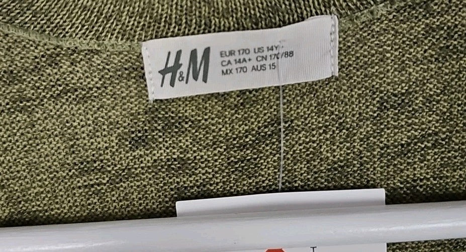 EK9237 Damenstrick Jacke H&H Gr.M Grün1