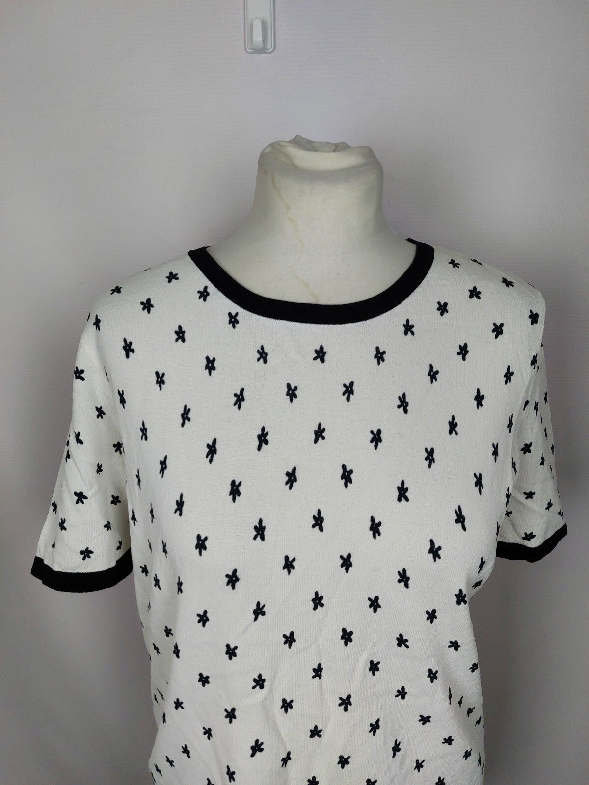 EK4826 Damen T-Shirt von Frank Walder, weiß/schwarz, Gr. 421