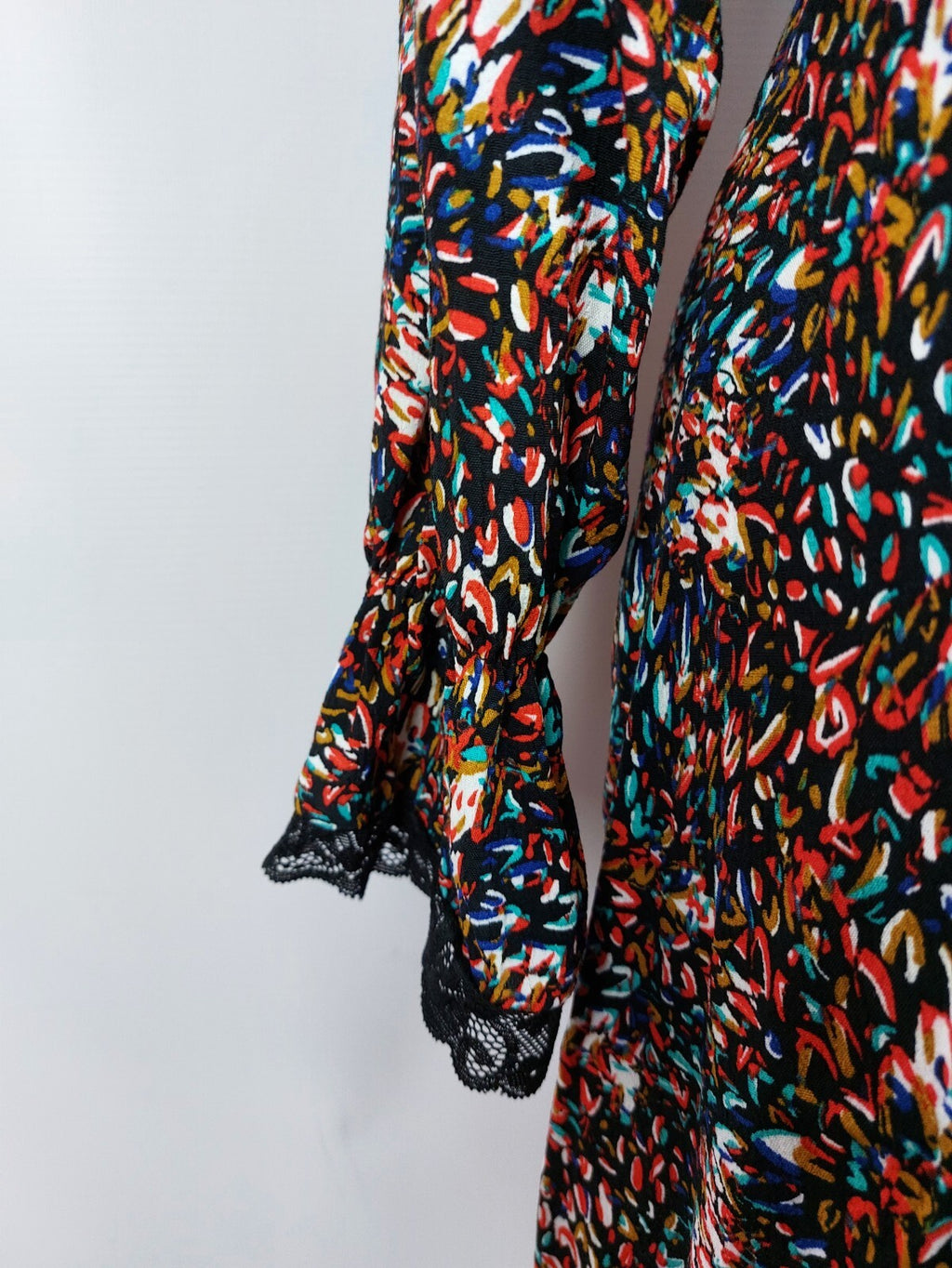 EK4913 Damen Kleid von Deezee, mehrfarbig, Gr. S2