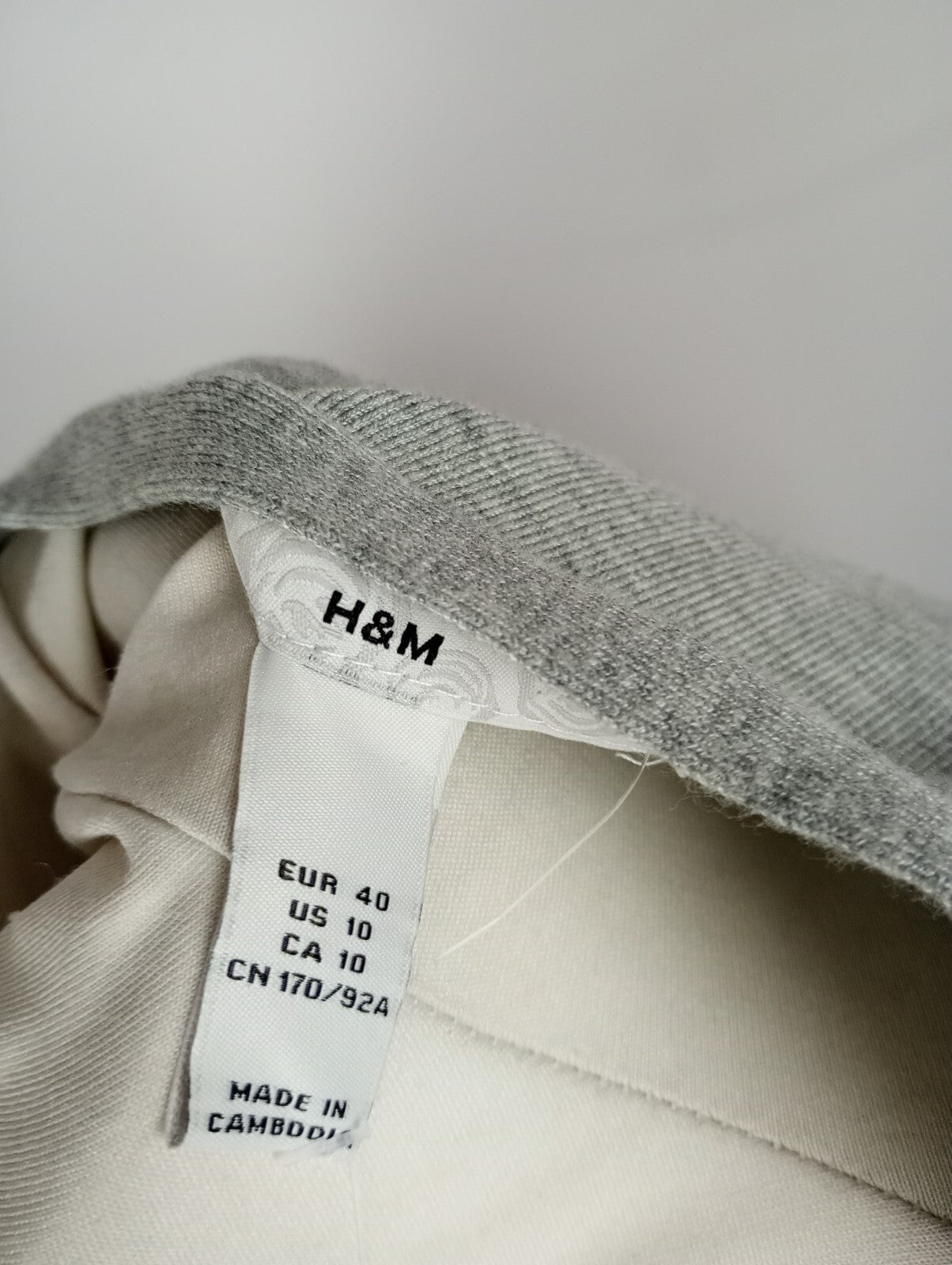 EK5259 Damen Strickjacke von H&M, grau, Gr. 406