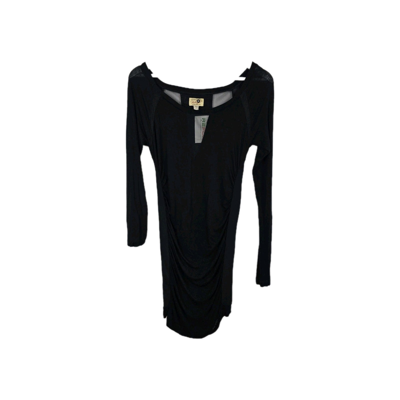 EK10655 Damen Kleid Khuyo Gr.M Schwarz Brustumfang 31cm Länge 62cm0