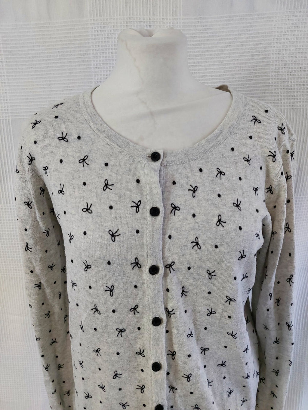 EK525 Damen Strickjacke von Atmosphere, grau gemustert, Gr. 421